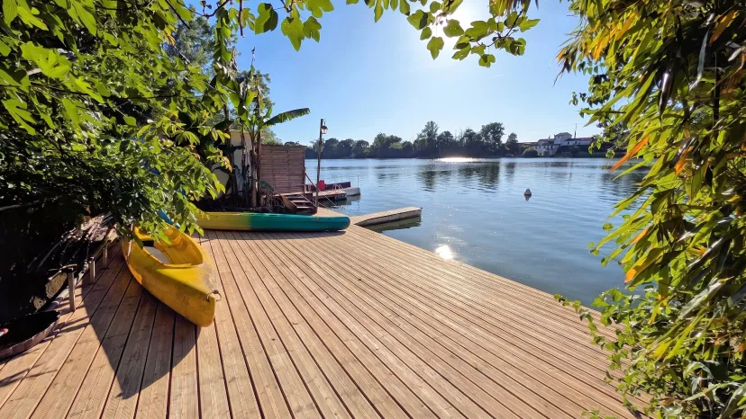 Séjour pêche sur le Tarn - ponton privatif et jacuzzi