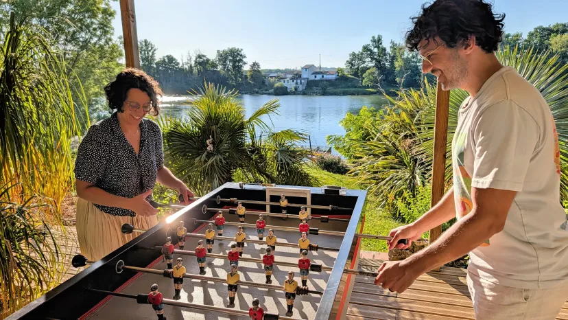 Séjour pêche sur le Tarn - ponton privatif et jacuzzi