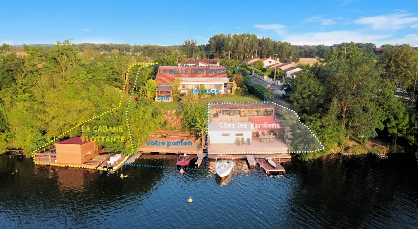 Séjour pêche sur le Tarn - ponton privatif et jacuzzi
