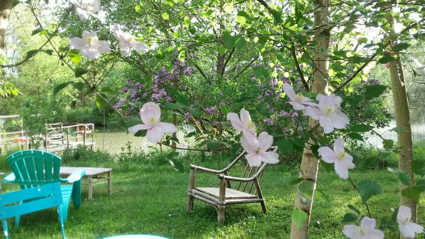 Rent pond in the Sarthe in the heart of nature