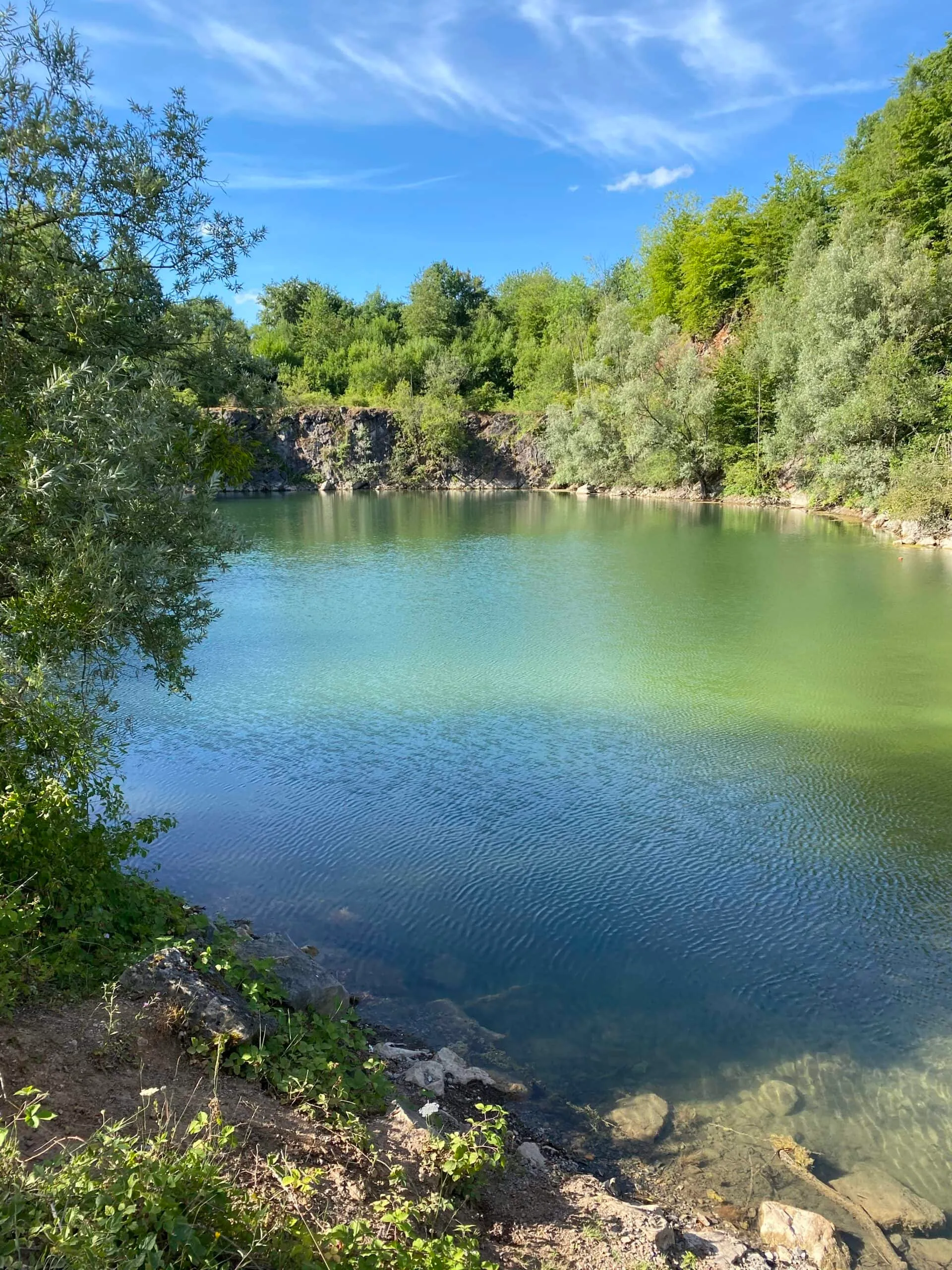 6.18 ac gravity pond with 39.37 ft depth