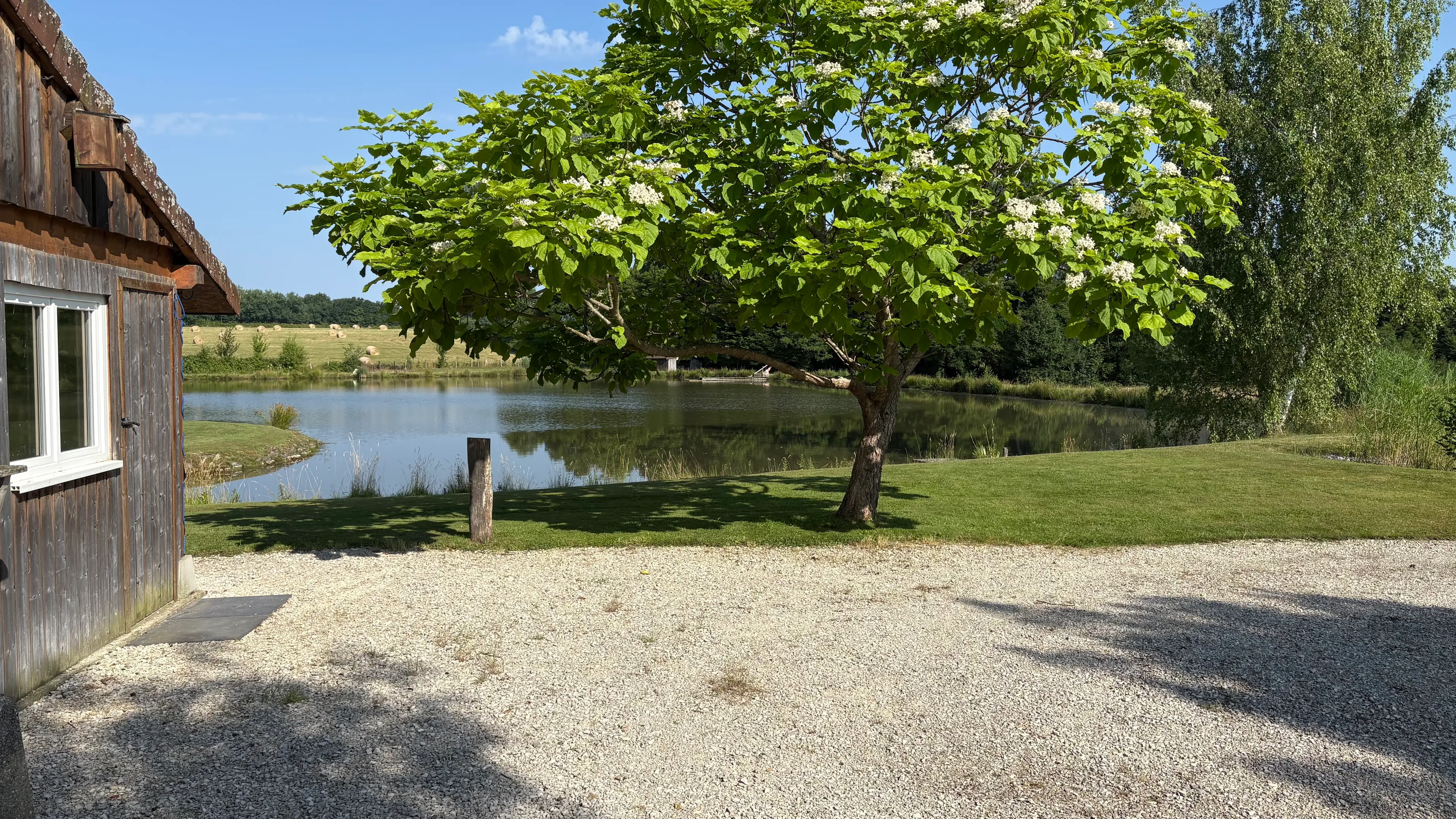 Etang à louer de 1.5ha avec une cabane