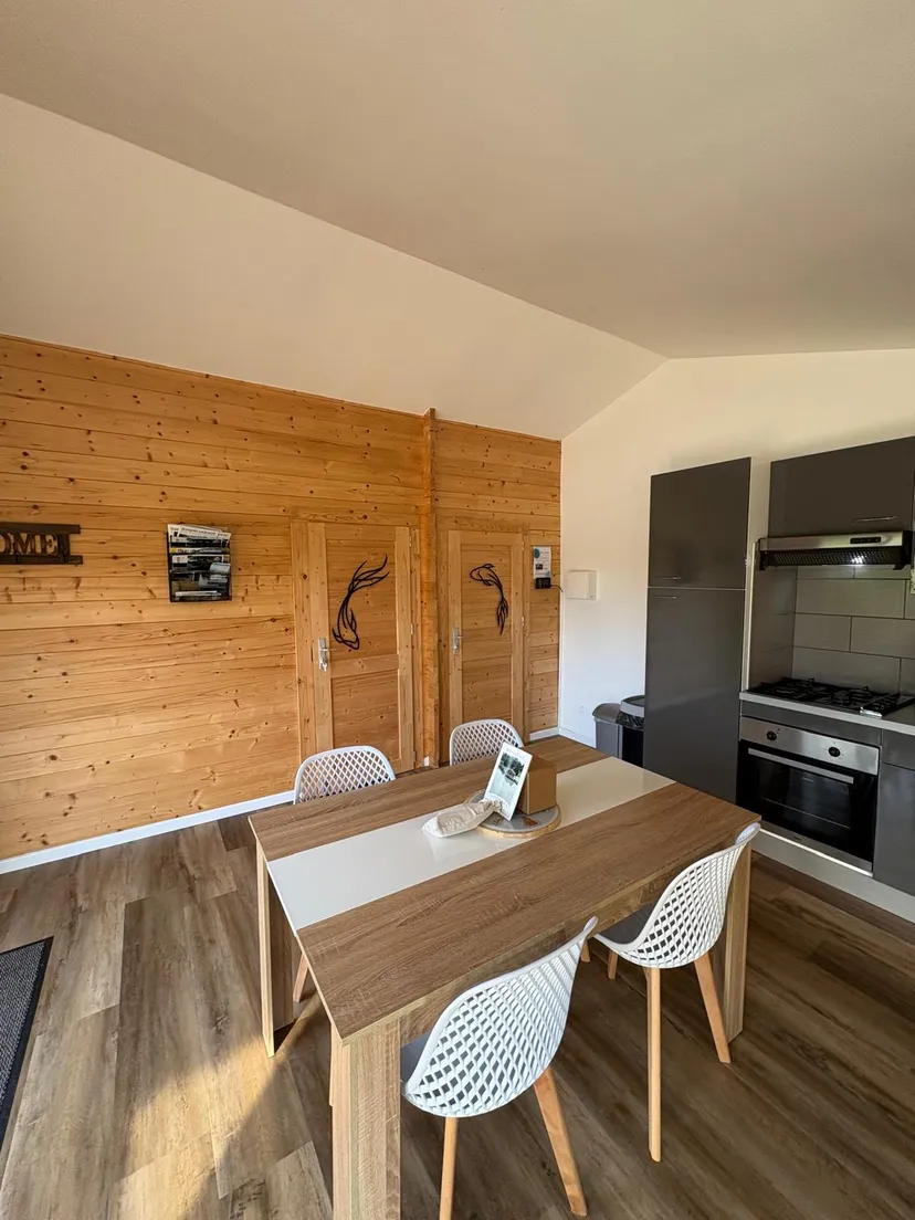 Rent a private pond with chalet and a terrace suspended on the water