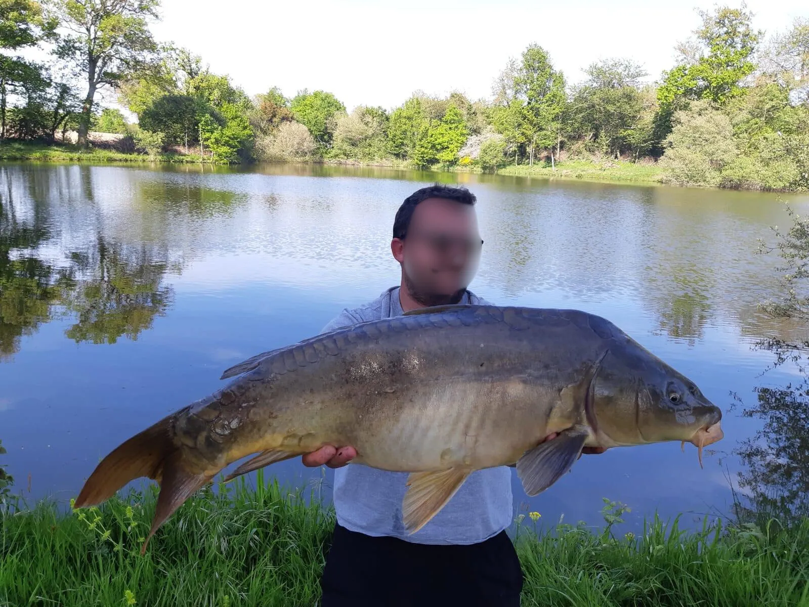 Etang avec son chalet en Nouvelle-Aquitaine