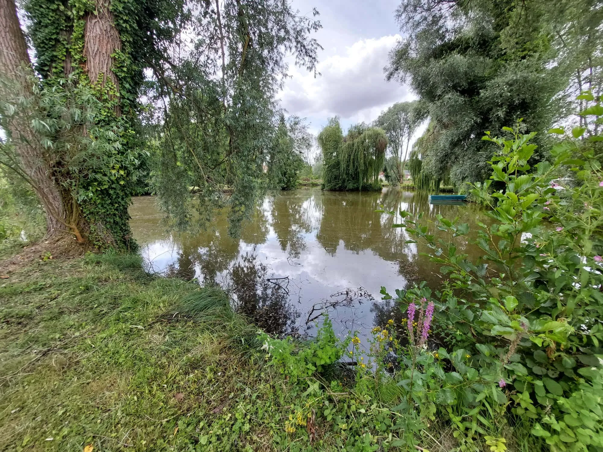 Recreational land with its fishing pond