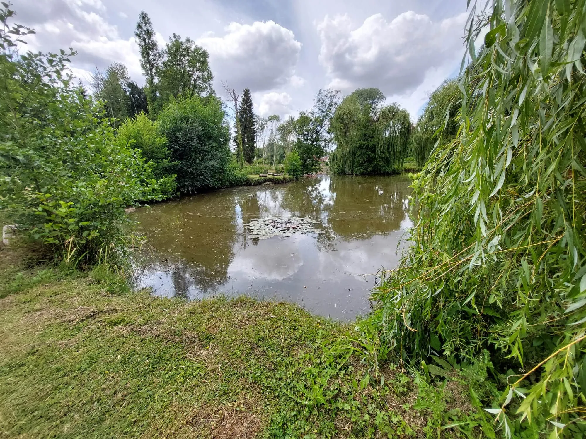Recreational land with its fishing pond