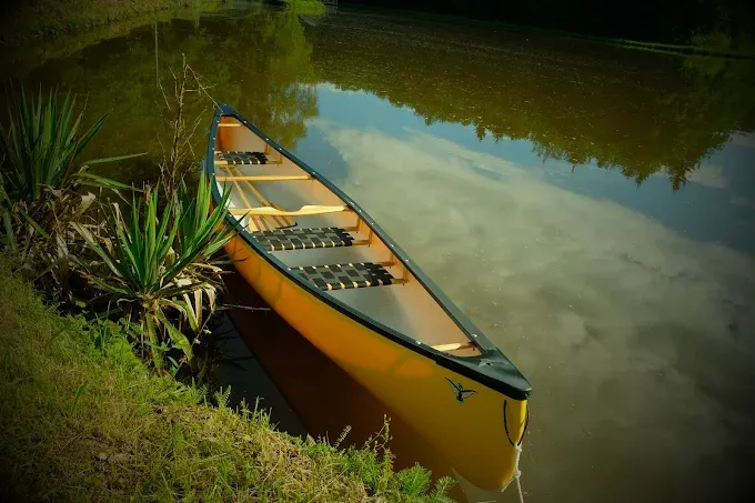 Cabane au bord d'un étang avec jusqu'à 5 couchages en Dordogne