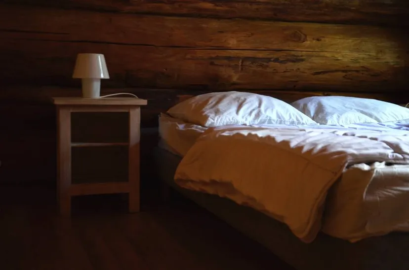Chalet traditionnel avec vue sur un lac privé en forêt de 4 à 6 personnes