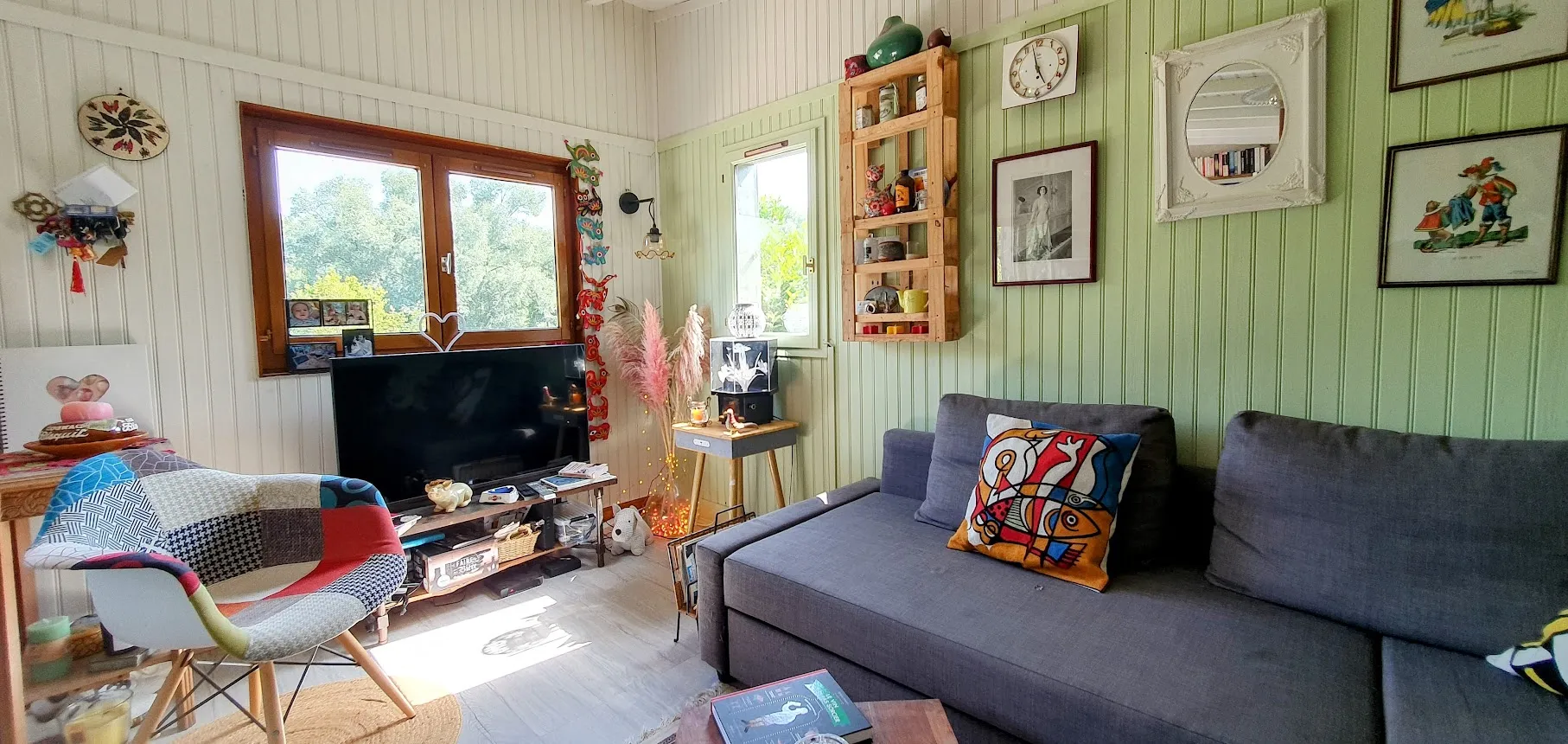 Gite en bordure de rivière, au bord de l'eau