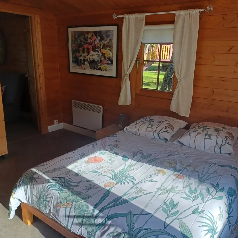 Chalet 4 couchages avec sa piscine et son étang P
