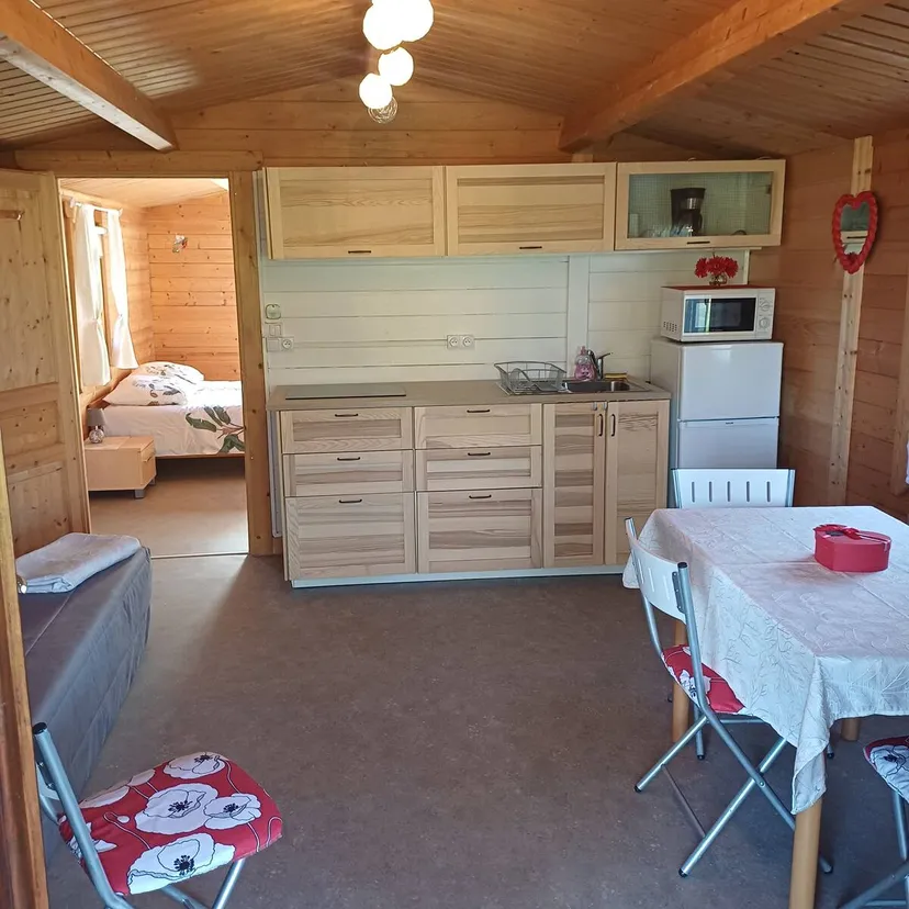 Chalet 4 couchages avec sa piscine et son étang P