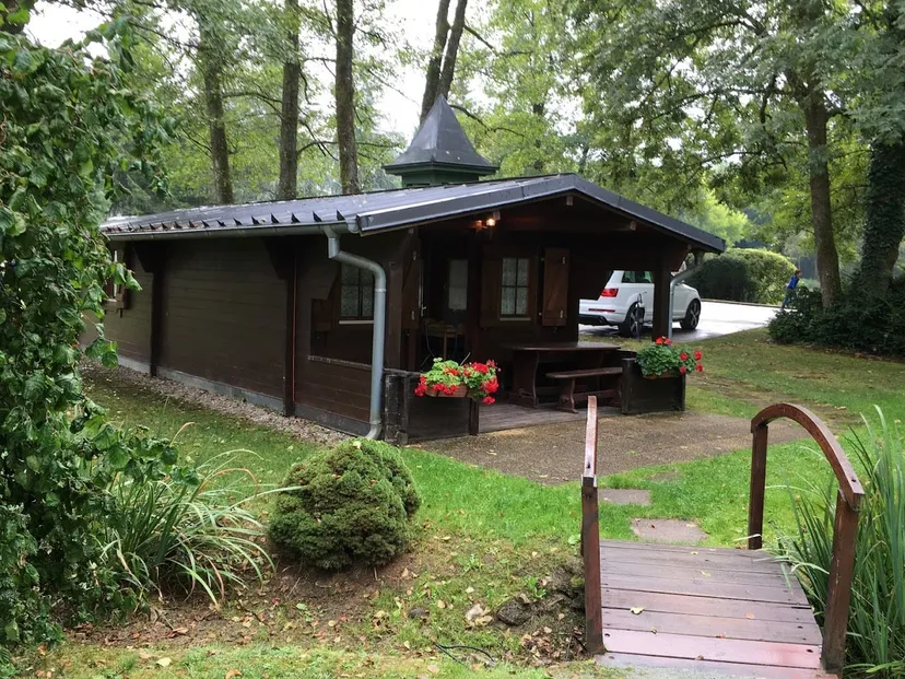Chalet 4 couchages avec sa piscine et son étang P