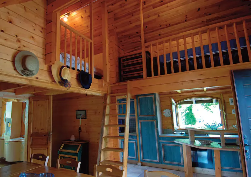 Chalet pour 5 personnes avec étang, près de Belfort L