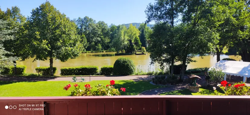 Chalet pour 5 personnes avec étang, près de Belfort L