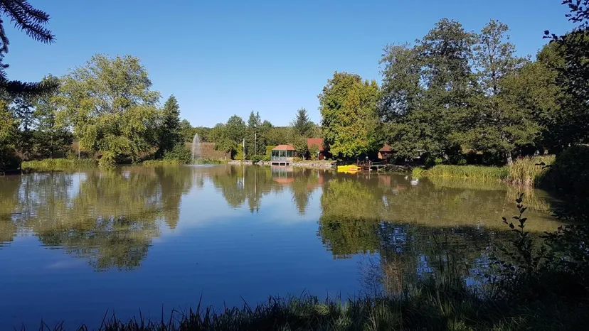 Chalet 4 couchages avec sa piscine et son étang P