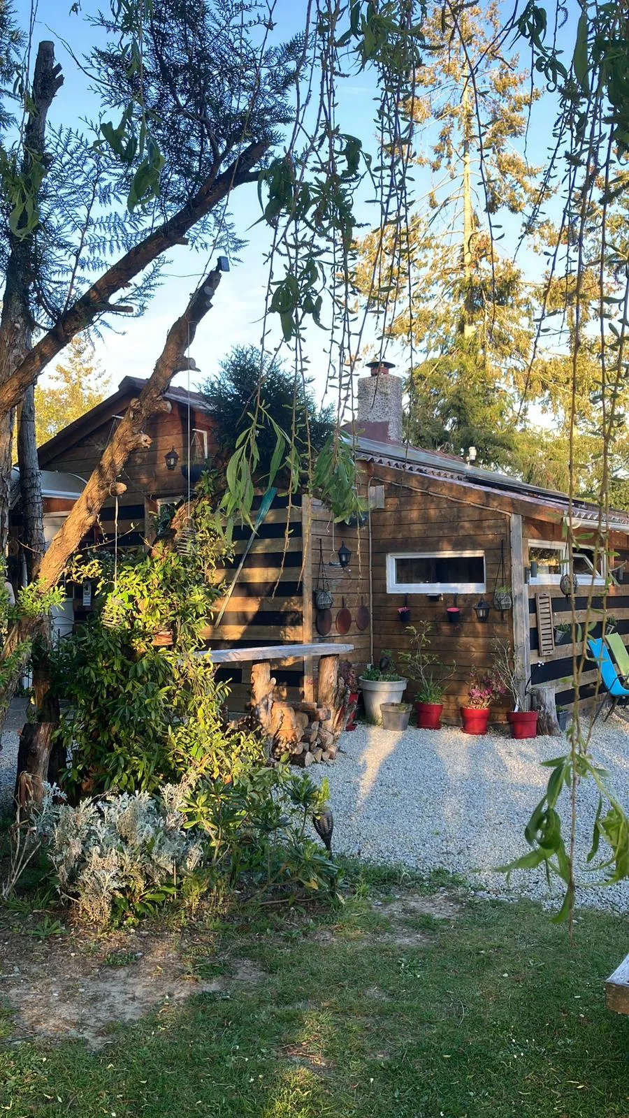 Private island & charming chalet. Nature invites you in its setting