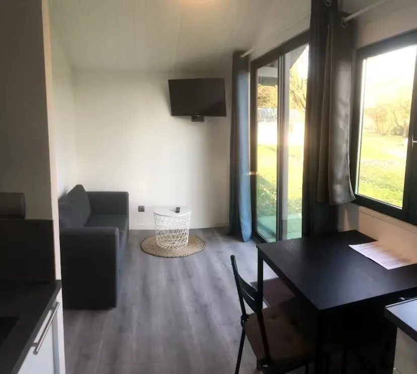 Chalet en bord d'étang