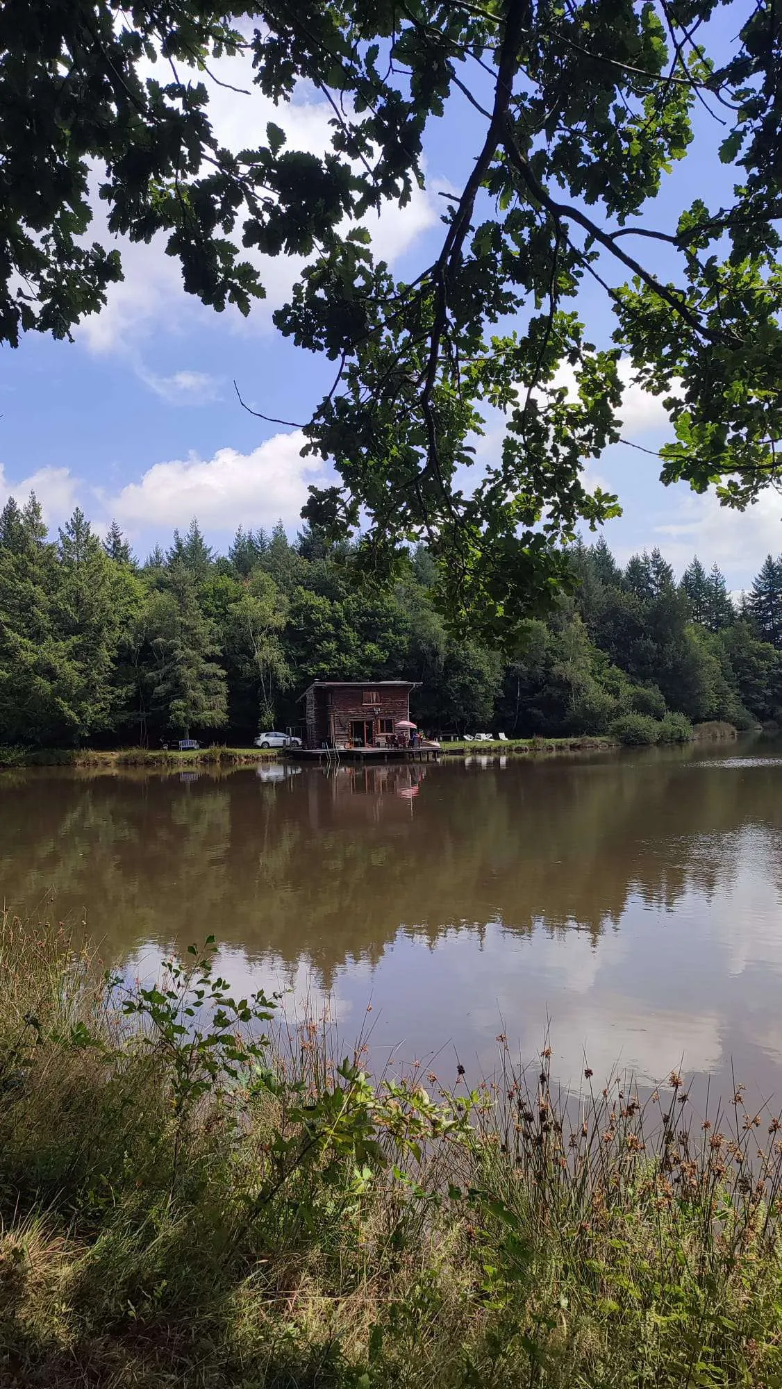 Chalet avec étang privé au cœur d’une propriété de 10 hectares