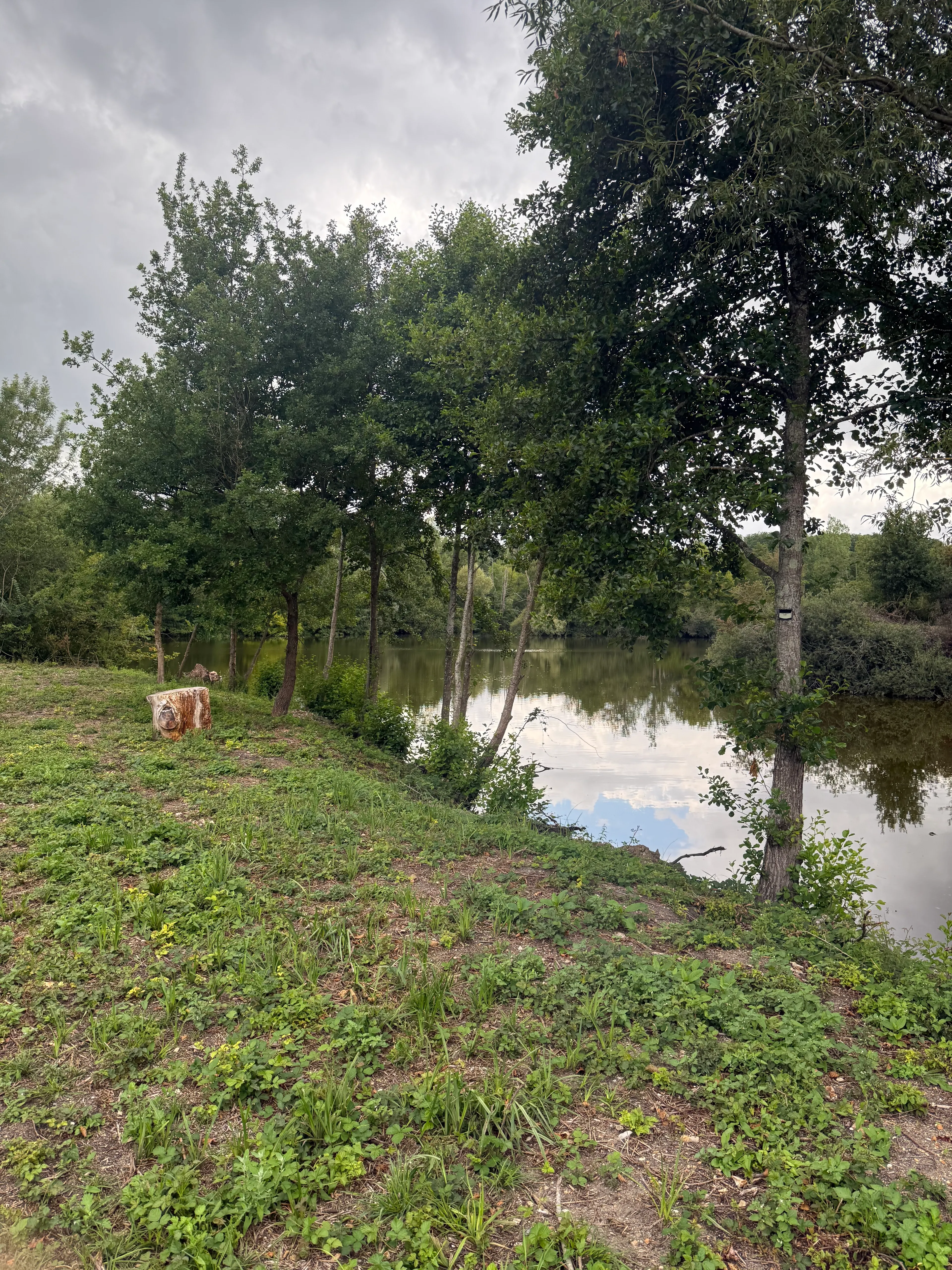 Mobil home with a 4.94 ac pond for fishermen close to Paris