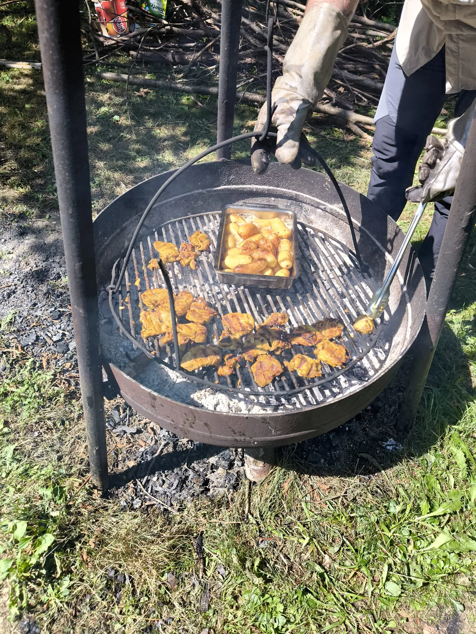 Chalet au bord d'un étang privé