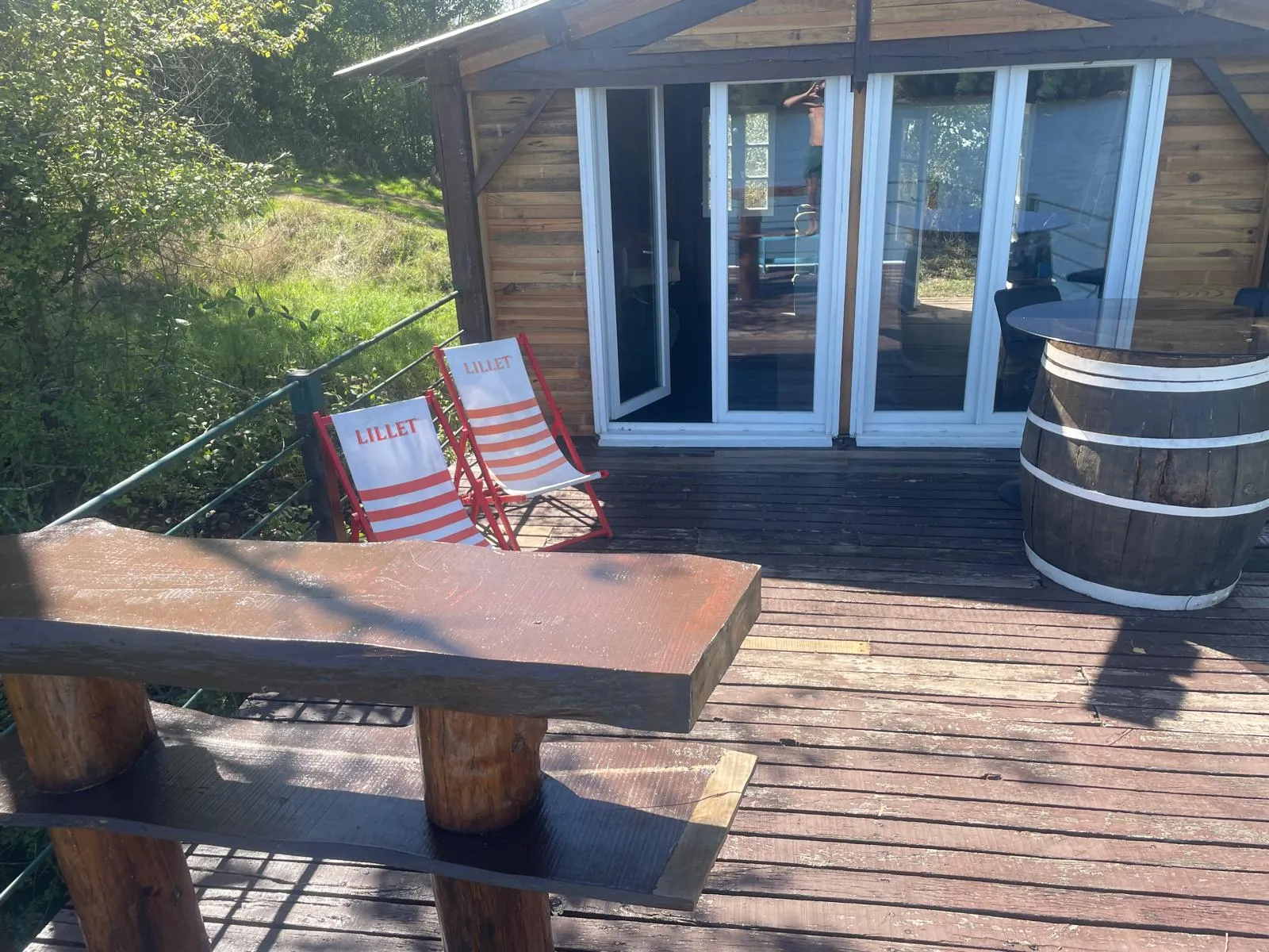 Location lac de 20ha privé avec une cabane suspendue dans les Landes - jamais ouvert au public