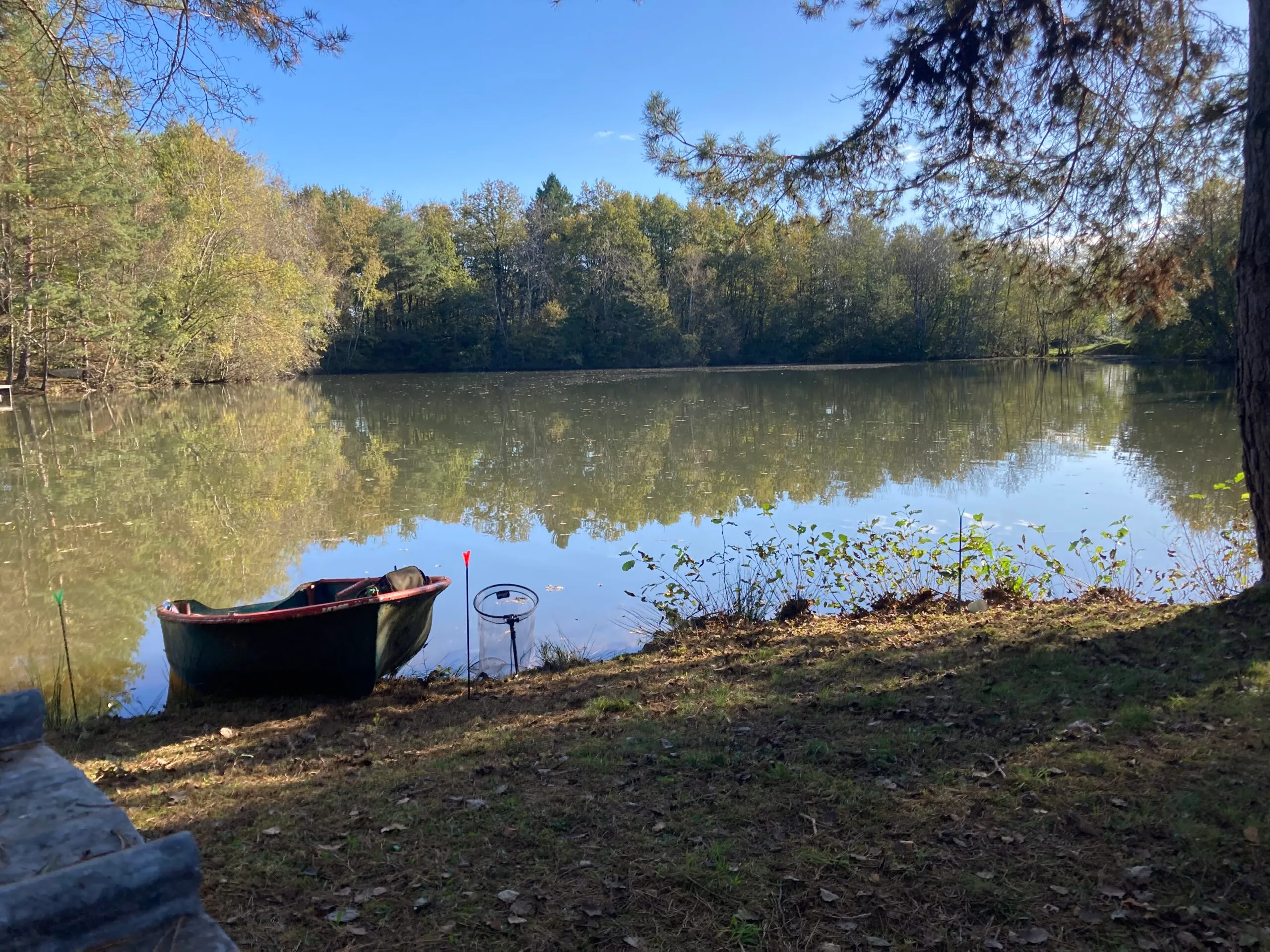 Joli chalet-terrasse avec son étang sauvage en Saône et Loire