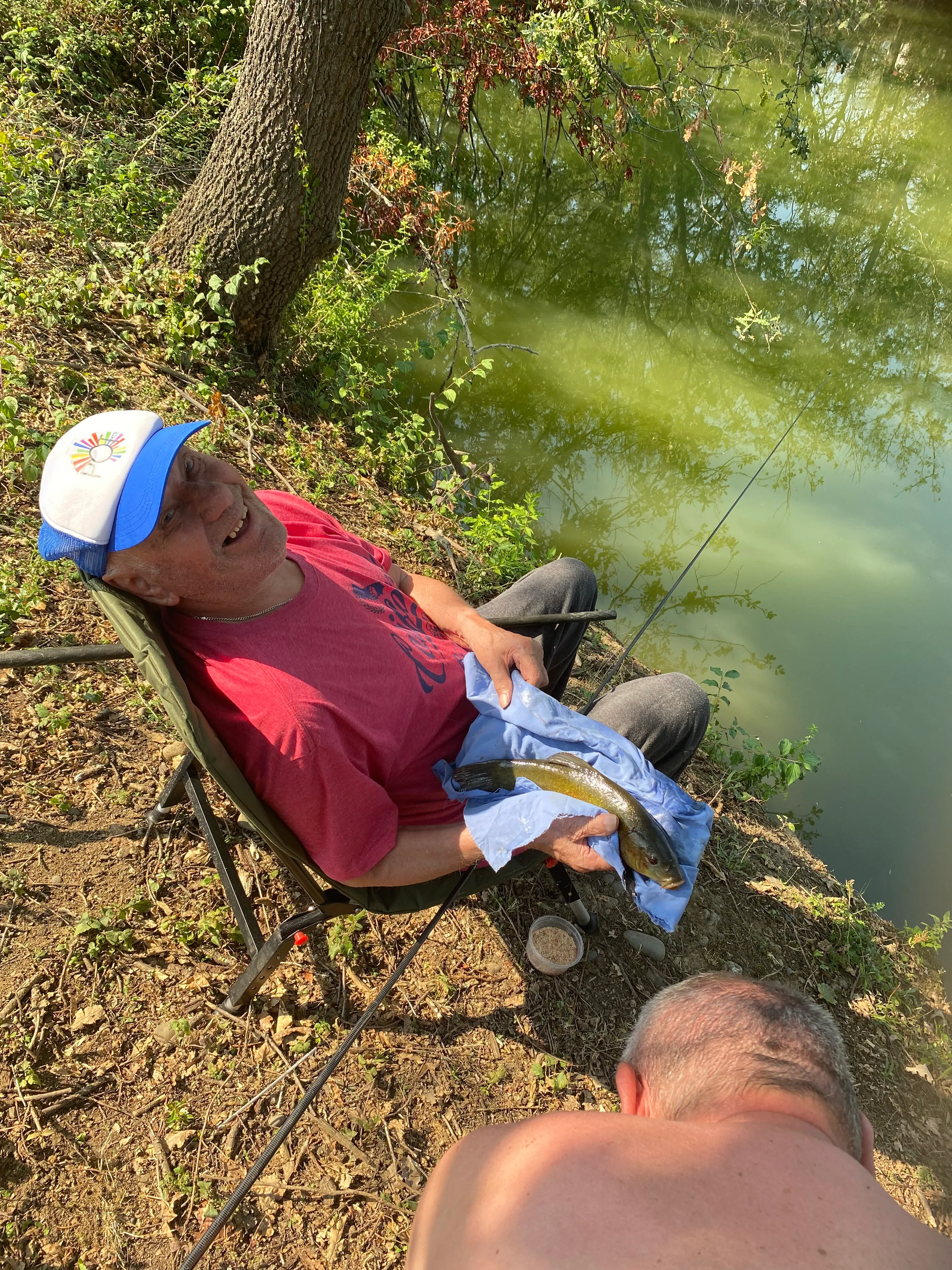 Cabane au bord d’un lac privé