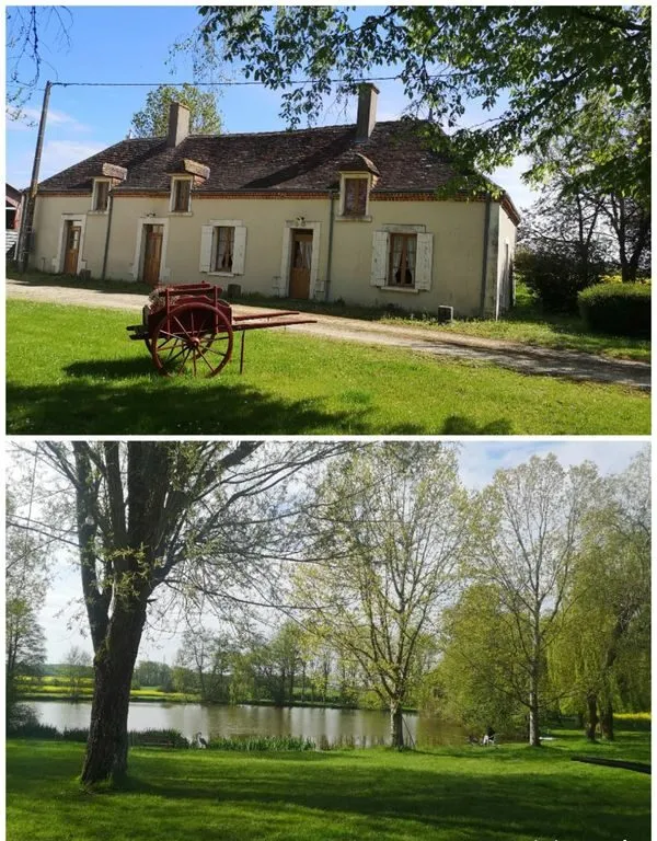 Gîte au bord d’un étang poissonneux