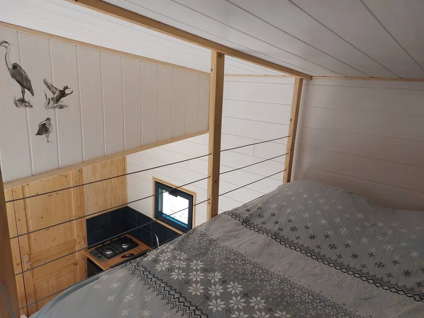 Tiny House avec accès direct à l'étang pour une pêche en toute tranquillité