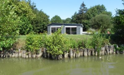 Maison au bord de l’étang pour une évasion en pleine nature