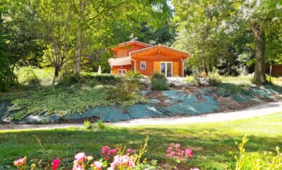 Chalet d’exception au bord du fleuve Lot