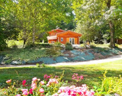 Chalet d’exception au bord du fleuve Lot