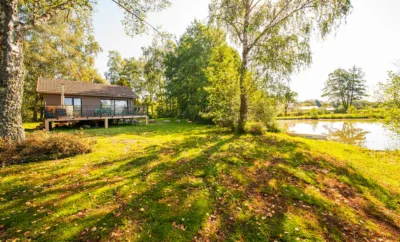 Magnifique chalet avec bain nordique et son étang de 11ha