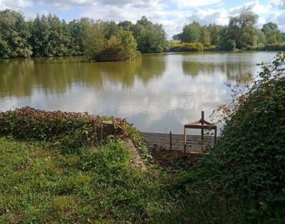 Etang de 2.5ha avec son mobil home en Saône-et-Loire