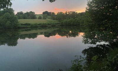 Étang pour pêcher et camper dans la creuse