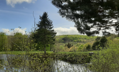 Maison de montagne avec son lac privé