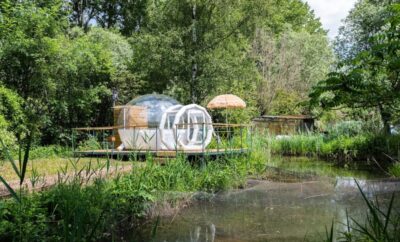 Bulle transparente pour une nuit magique sous les étoiles