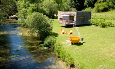 Hébergement insolite avec bain nordique au cœur de la Bourgogne