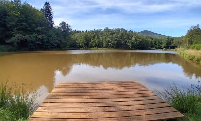 Étang de 2ha dans le département du Territoire de Belfort