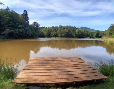 Étang de 2ha dans le département du Territoire de Belfort