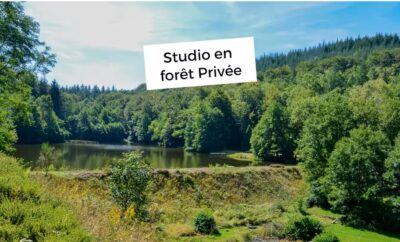 Studio au coeur de la nature avec accès à un étang