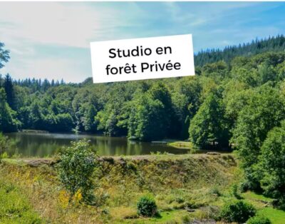 Studio au coeur de la nature avec accès à un étang