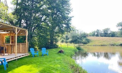 Gîte neuf avec jardin privatif, forêt et étang privé