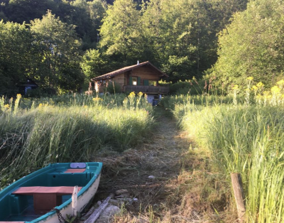 Chalet avec accès privatif au bord du lac